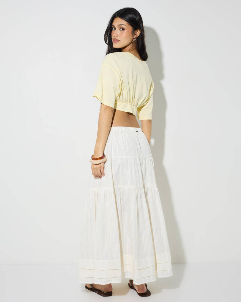 Billabong Till Dawn Maxi Skirt for Womens