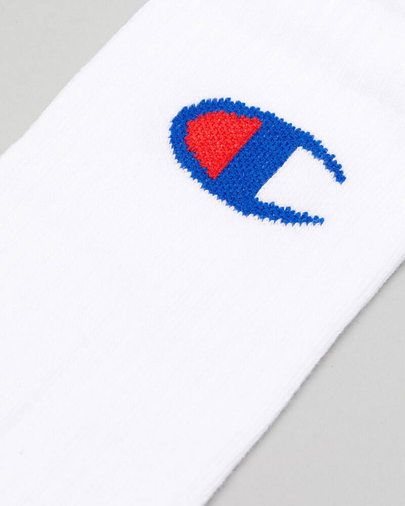 Champion C Logo Crew Socks 3 Pack for Mens