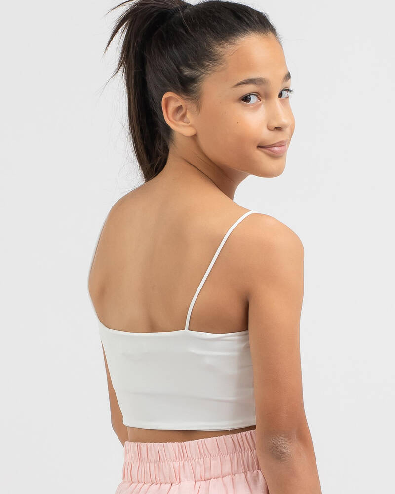 Mooloola Girls' Basic Crop Top for Womens