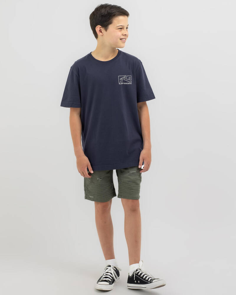 Rusty Boys' Boxed Out T-Shirt for Mens