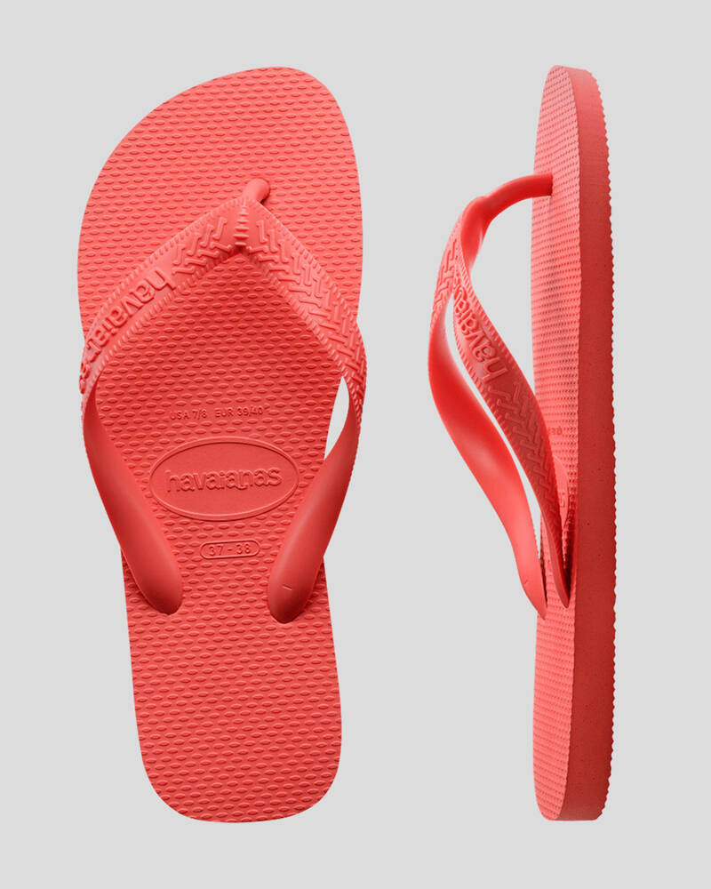 Shop Havaianas Top Classics Thongs In Salmon - Fast Shipping & Easy ...