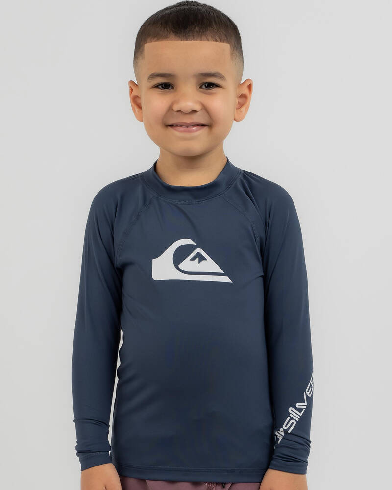 Quiksilver Toddlers' All Time Long Sleeve Rash Vest for Mens