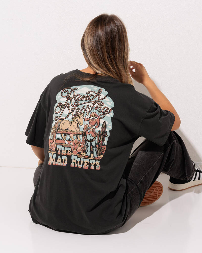 The Mad Hueys Ranch Dressing Oversized T-Shirt for Womens