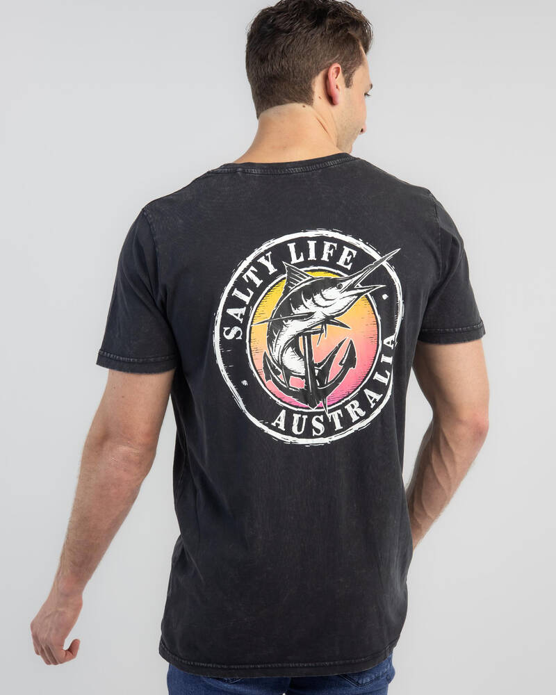Salty Life Reflections T-Shirt for Mens