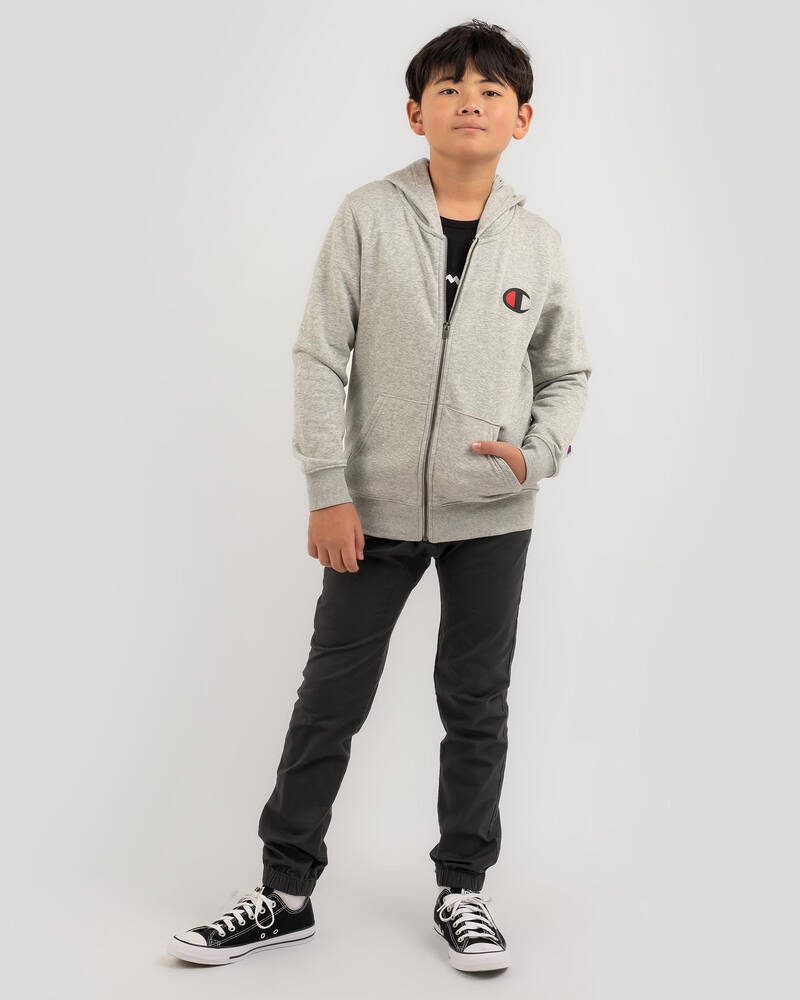 Champion Boys' C Logo Zip Hoodie for Mens