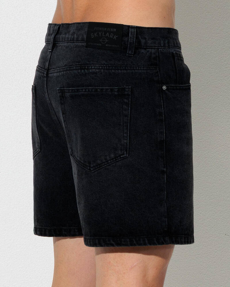 Skylark Stride Denim Shorts for Mens