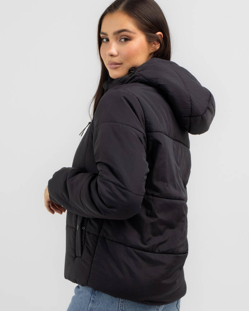 Billabong Transport Hooded Puffer Jacket for Womens