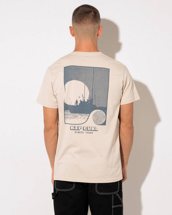 Rip Curl AOTS Sailboat T-Shirt for Mens