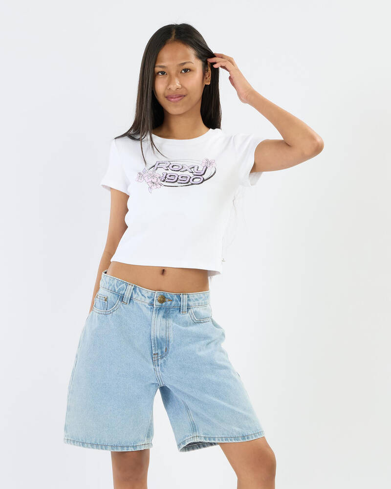 Roxy Girls' Baby One More Time T-Shirt for Womens
