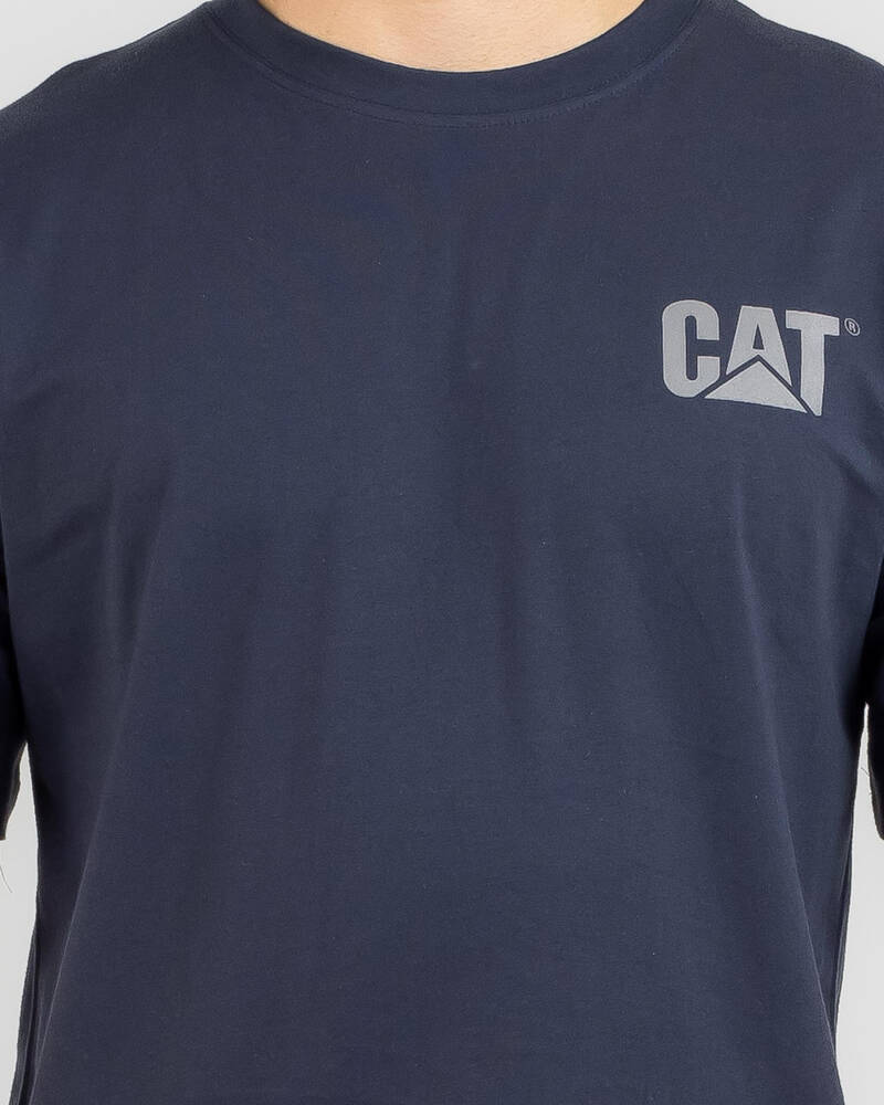 Cat Trademark Logo T-Shirt for Mens