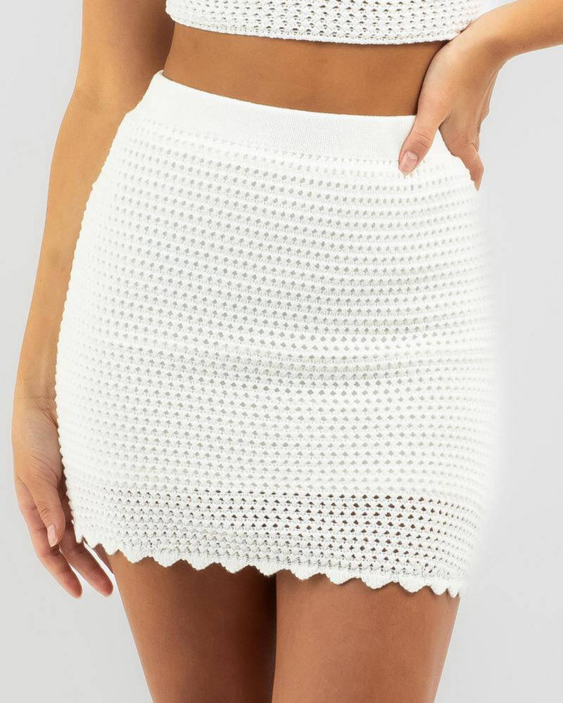 Mooloola Rainbow Crochet Skirt for Womens