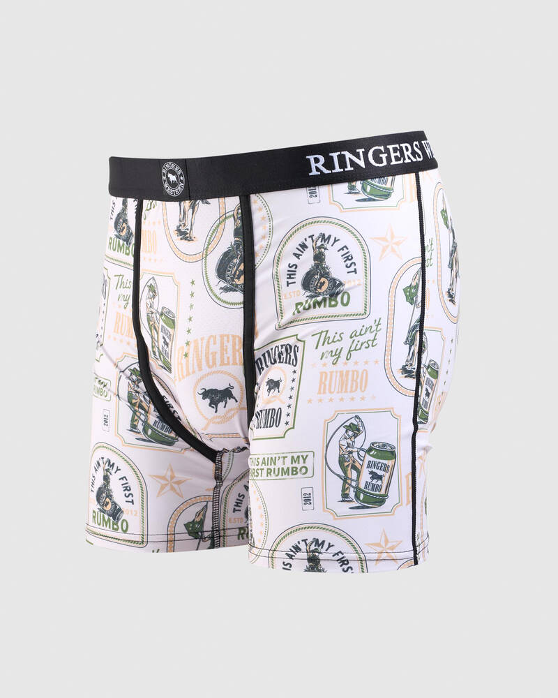 Ringers Western Aint My First Rodeo Trunks for Mens