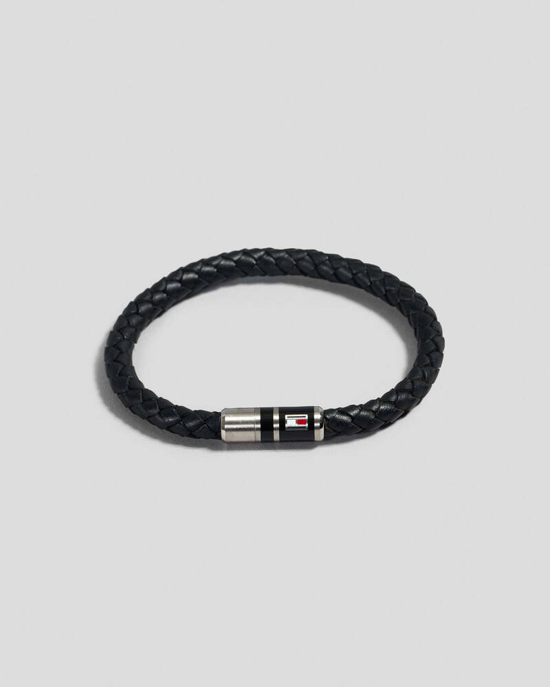 Tommy Hilfiger Leather Casual Bracelet for Mens