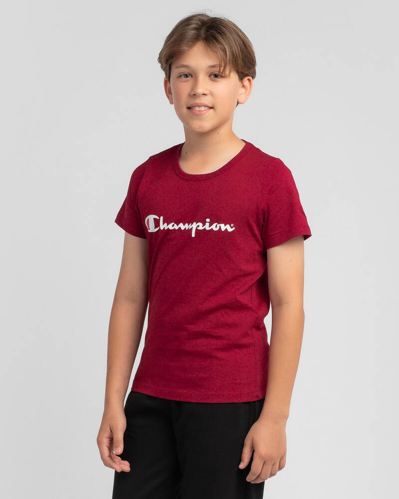 Champion Boys' Script T-Shirt for Mens