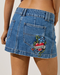 Worship Supplies No Ragrets Micro Skirt for Womens image number null