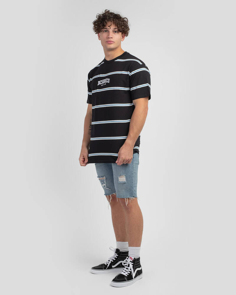 DC Shoes Rail Stripe T-Shirt for Mens