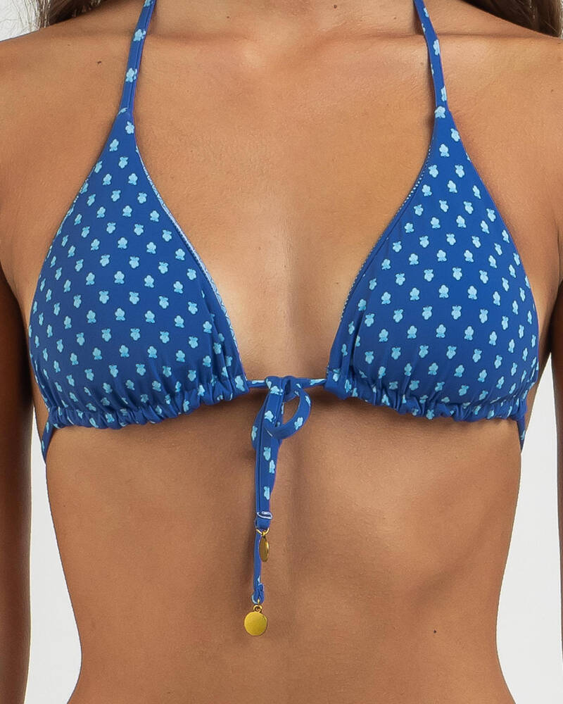 Kaiami Sierra Reversible Triangle Bikini Top for Womens