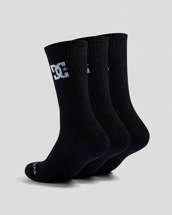 DC Shoes SPP Crew Socks 3 Pack for Mens