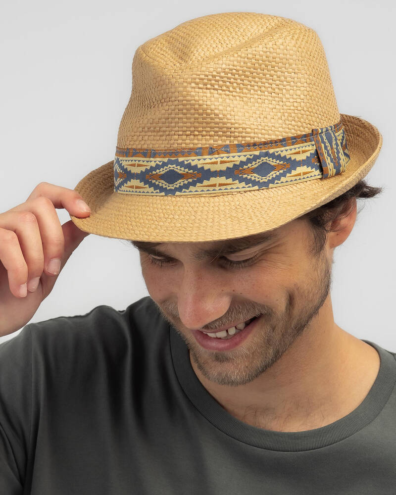 Skylark Oasis Fedora Straw Hat for Mens