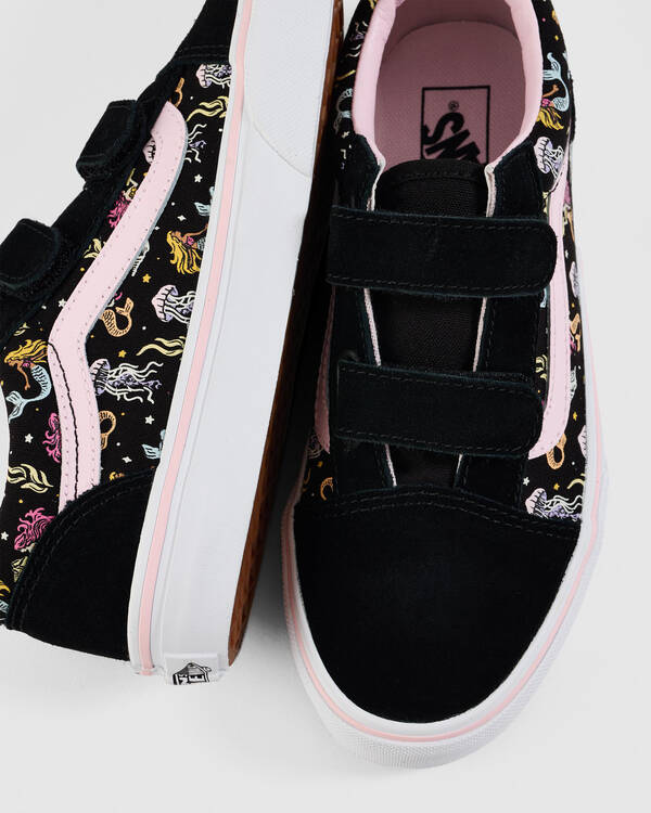 Vans Girls' Old Skool V Shoes for Womens