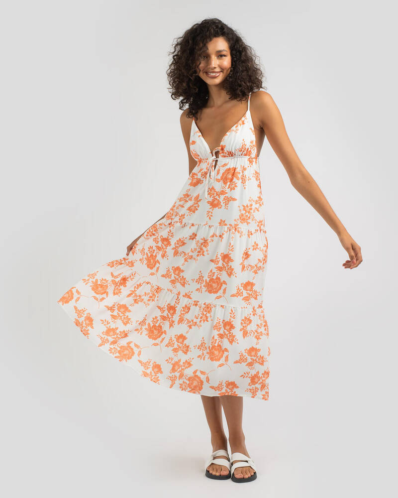 Runaway Heart Lola Midi Dress for Womens