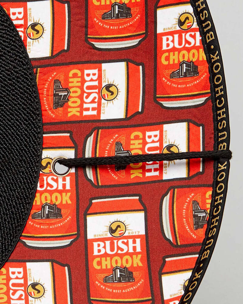 Bush Chook Can Straw Hat for Mens image number null