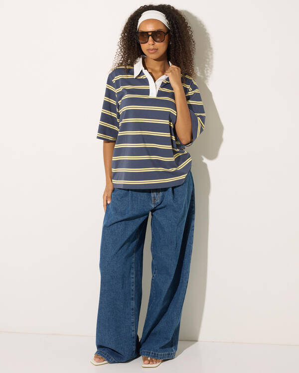 Ava And Ever Felix Polo Tee for Womens