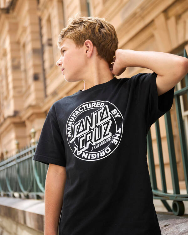 Santa Cruz Boys' MFG Dot Front T-Shirt for Mens