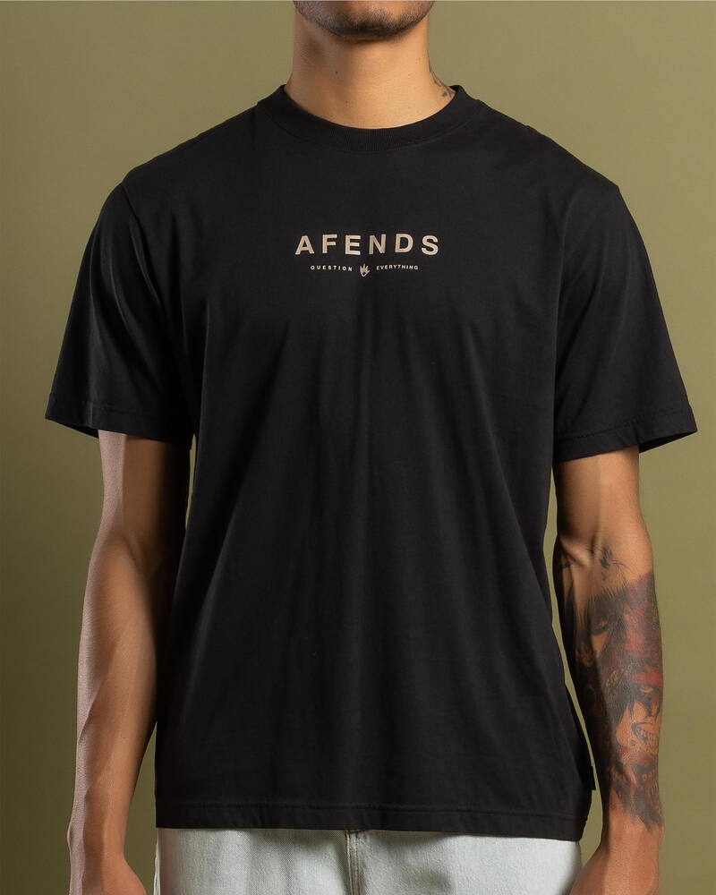 Afends Thrown Out T-Shirt for Mens