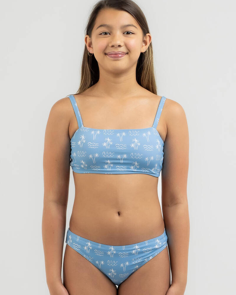 Kaiami Girls' Madelyn Bandeau Bikini Set for Womens