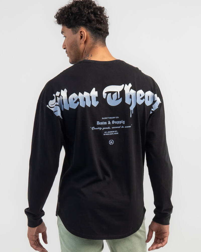 Silent Theory Drippin Long Sleeve T-Shirt for Mens