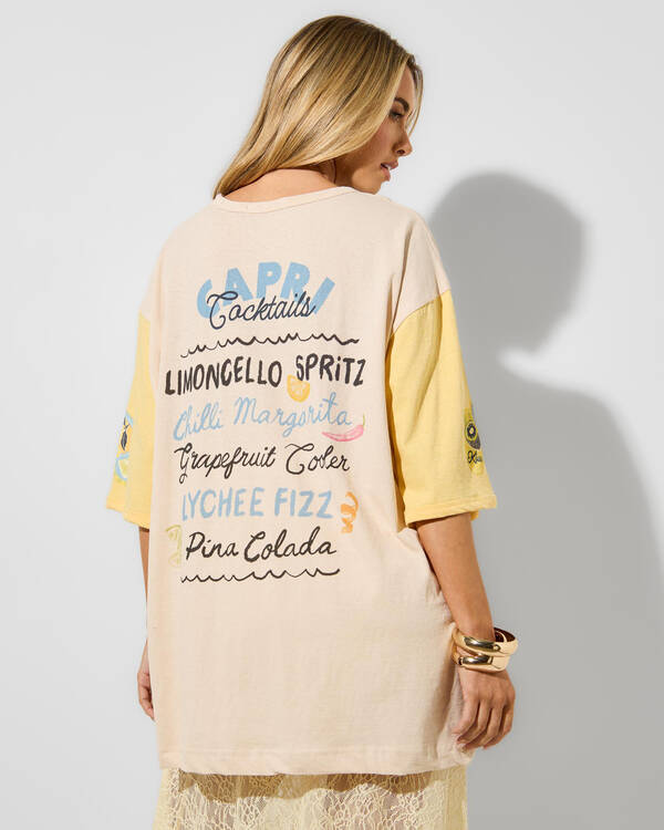 Club Capri Oversized T-Shirt