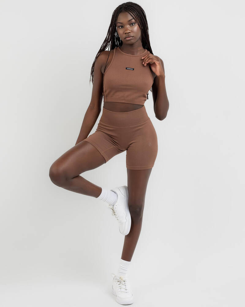 Ryderwear Circuit Rib Seamless High Waisted Shorts for Womens