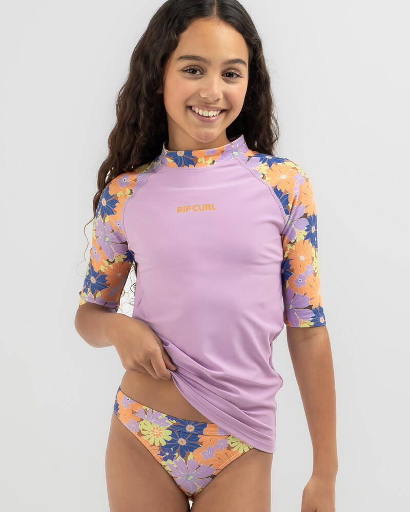 Rip Curl Girls' Surf Revival 3 Piece Rash Vest Set for Womens