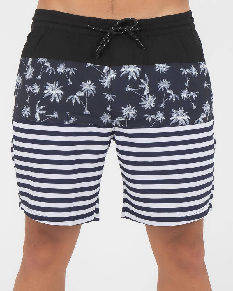 Lost Society Paradise Stripe Board Shorts for Mens