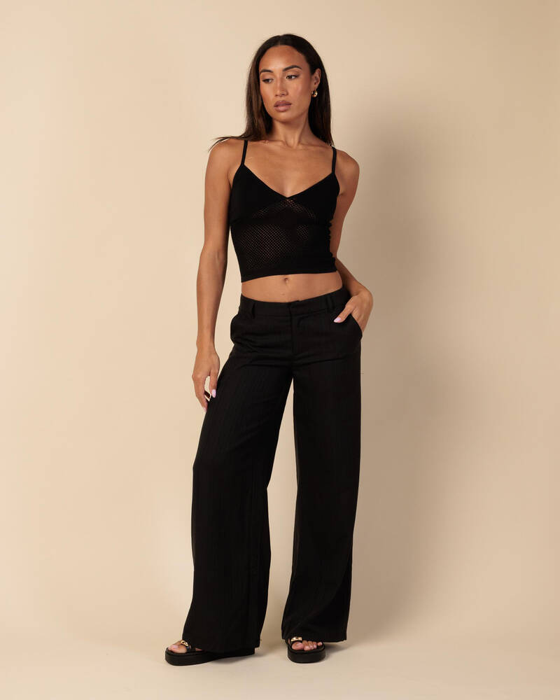 Ava And Ever Dolly V Neck Knit Top for Womens