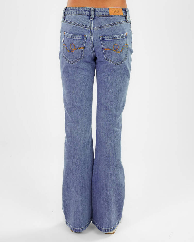 DESU Girls' Crush Flare Jeans for Womens