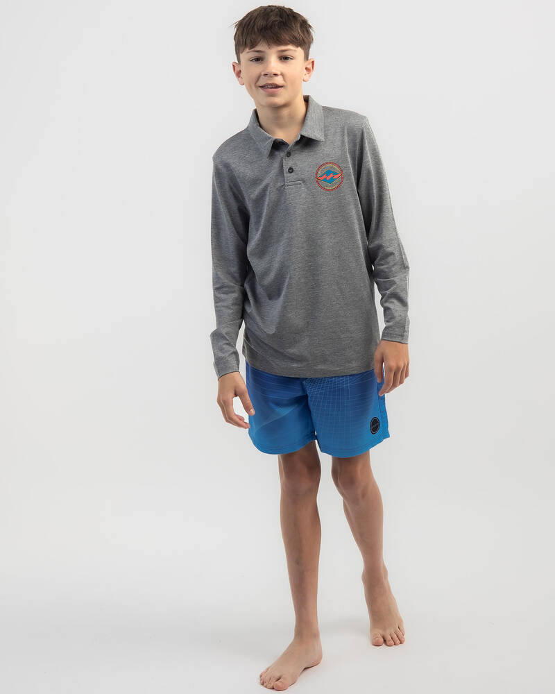 Billabong Boys' Shoreline Fisho Long Sleeve Wet Shirt for Mens