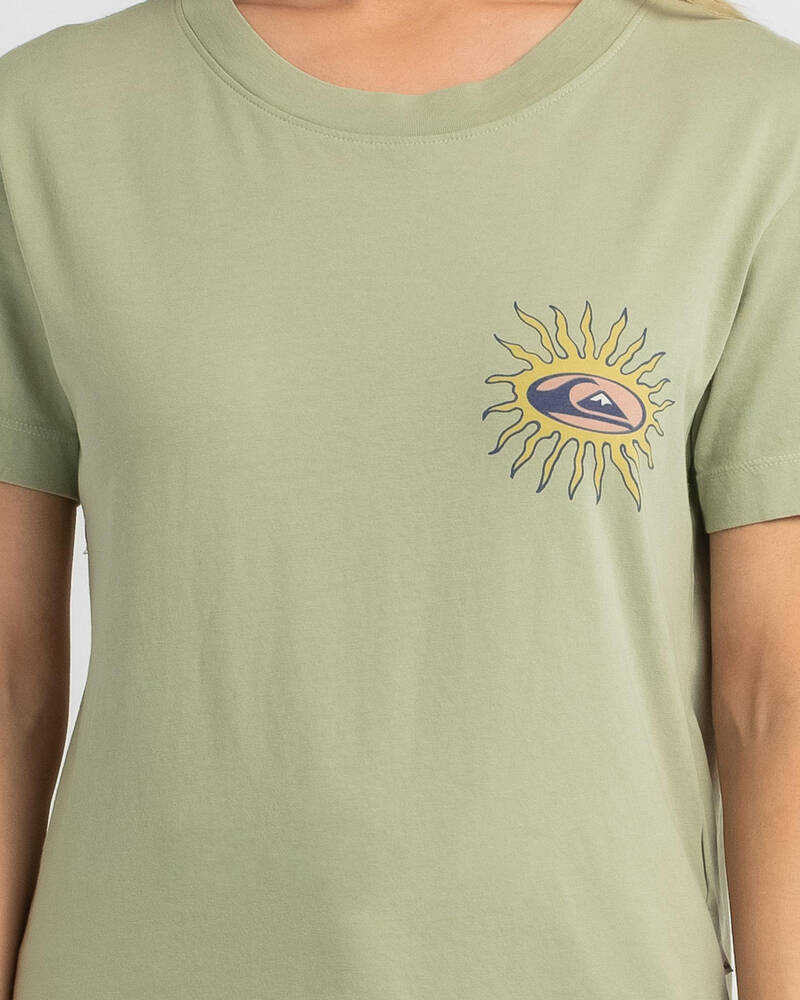 Quiksilver Star Slide Cropped T-Shirt for Womens