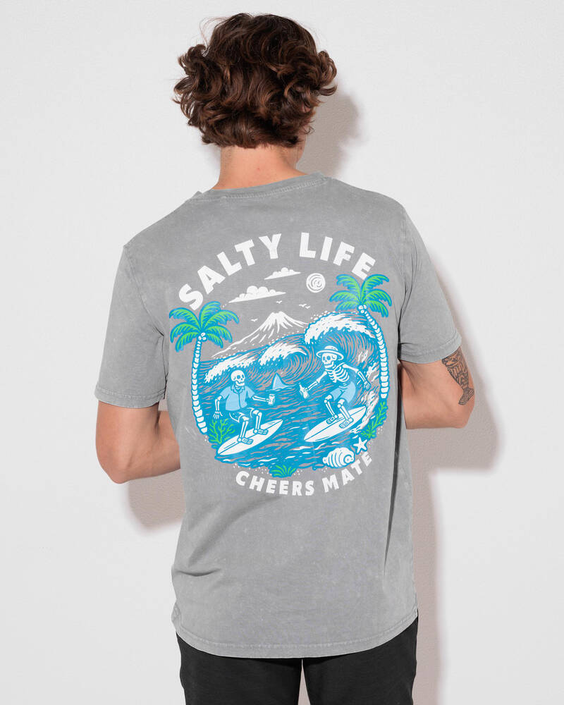 Salty Life Cheers Mate T-Shirt for Mens