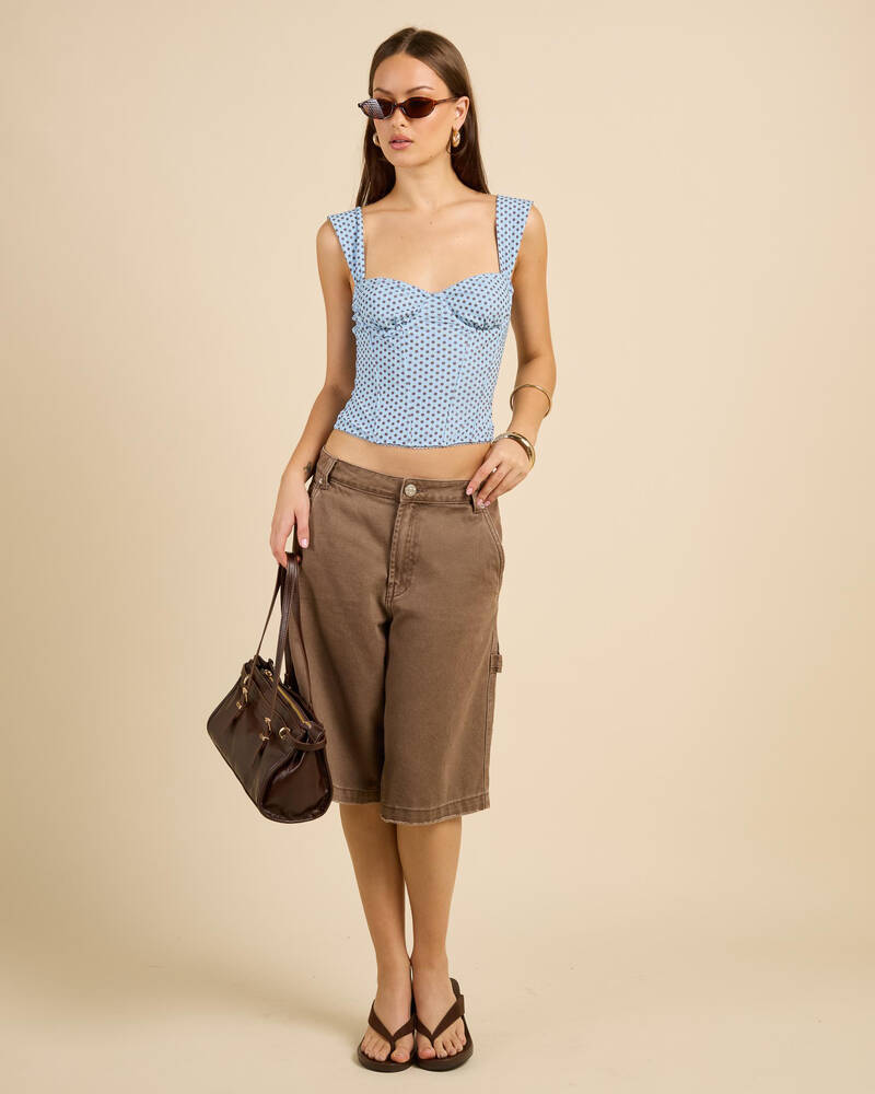 Ava And Ever Mallory Corset Top for Womens