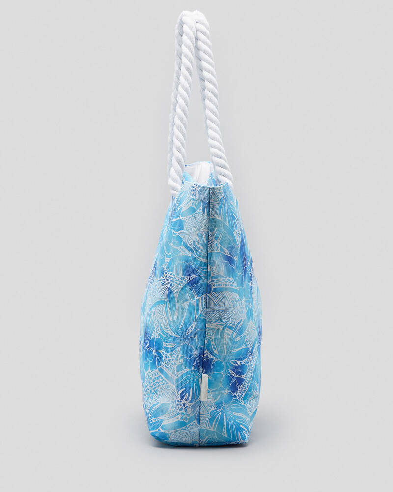 Mooloola Calypso Palms Beach Bag for Womens