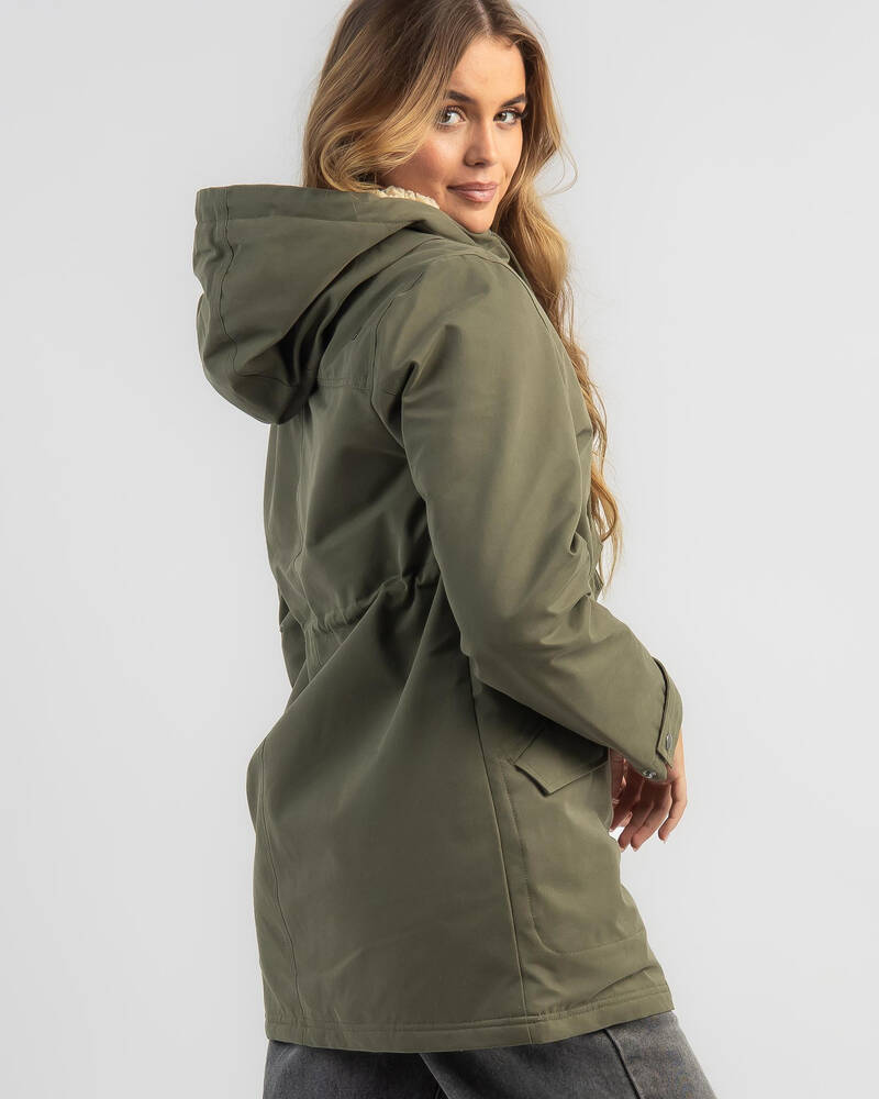 Volcom Less Is More Hooded Jacket for Womens