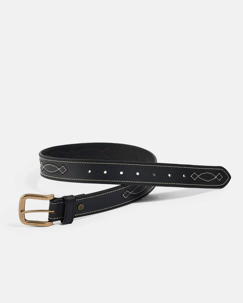 Ringers Western Crossover Leather Belt for Mens