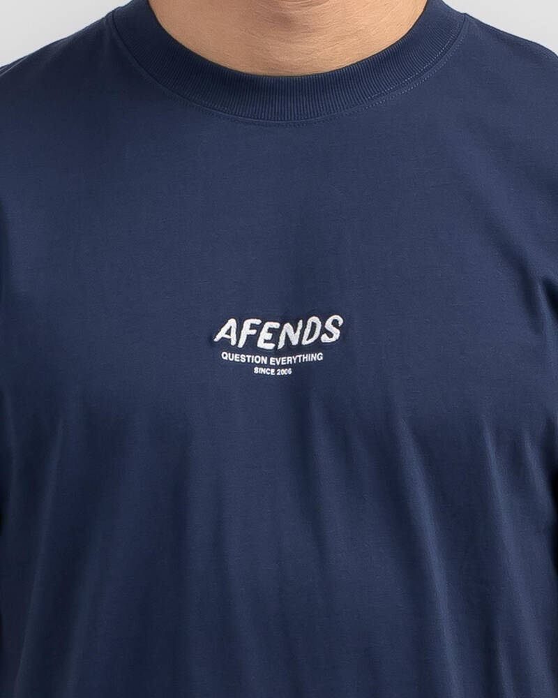 Afends Message Retro Fit T-Shirt for Mens