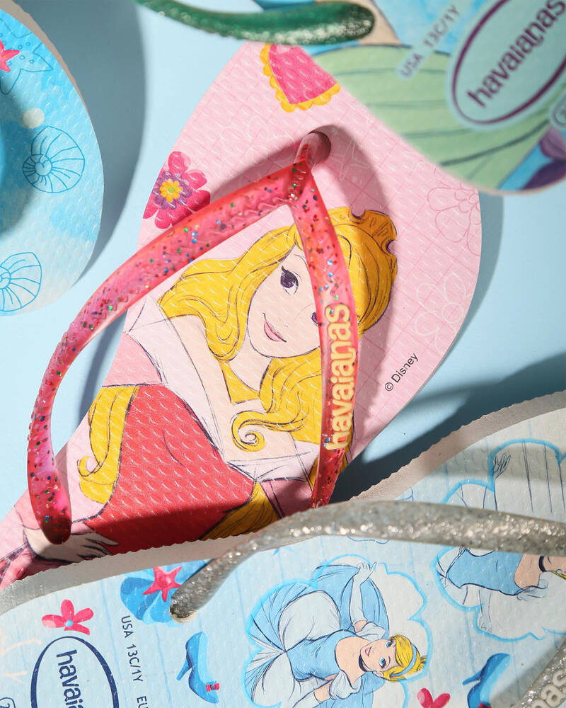 Havaianas Kids' Slim Princess Sleeping Beauty Thongs for Womens