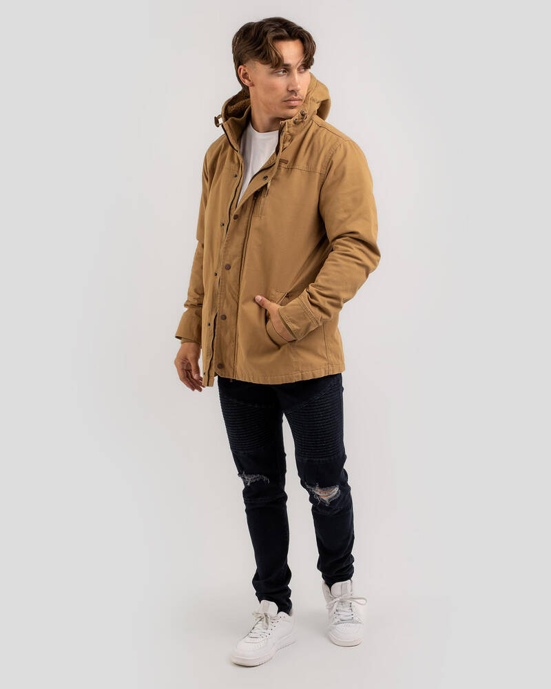 Lucid Lunar Hooded Jacket In Tan - Fast Shipping & Easy Returns - City ...