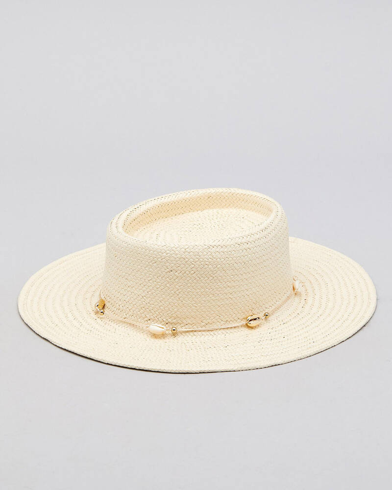 Mooloola Phoebe Boater Hat for Womens