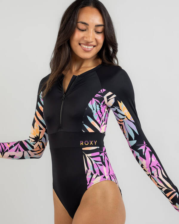 Roxy Active Long Sleeve Front Zip Surfsuit for Womens
