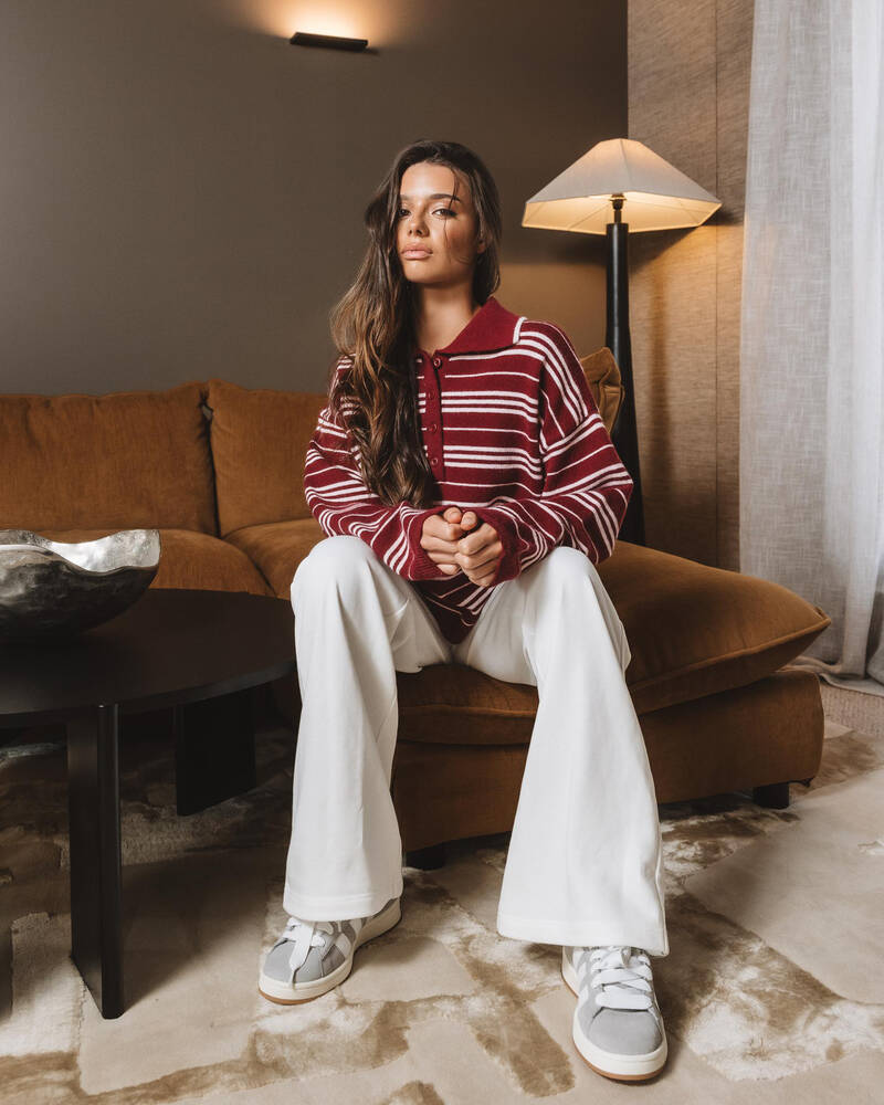 Ava And Ever Haze Knit Polo Jumper for Womens